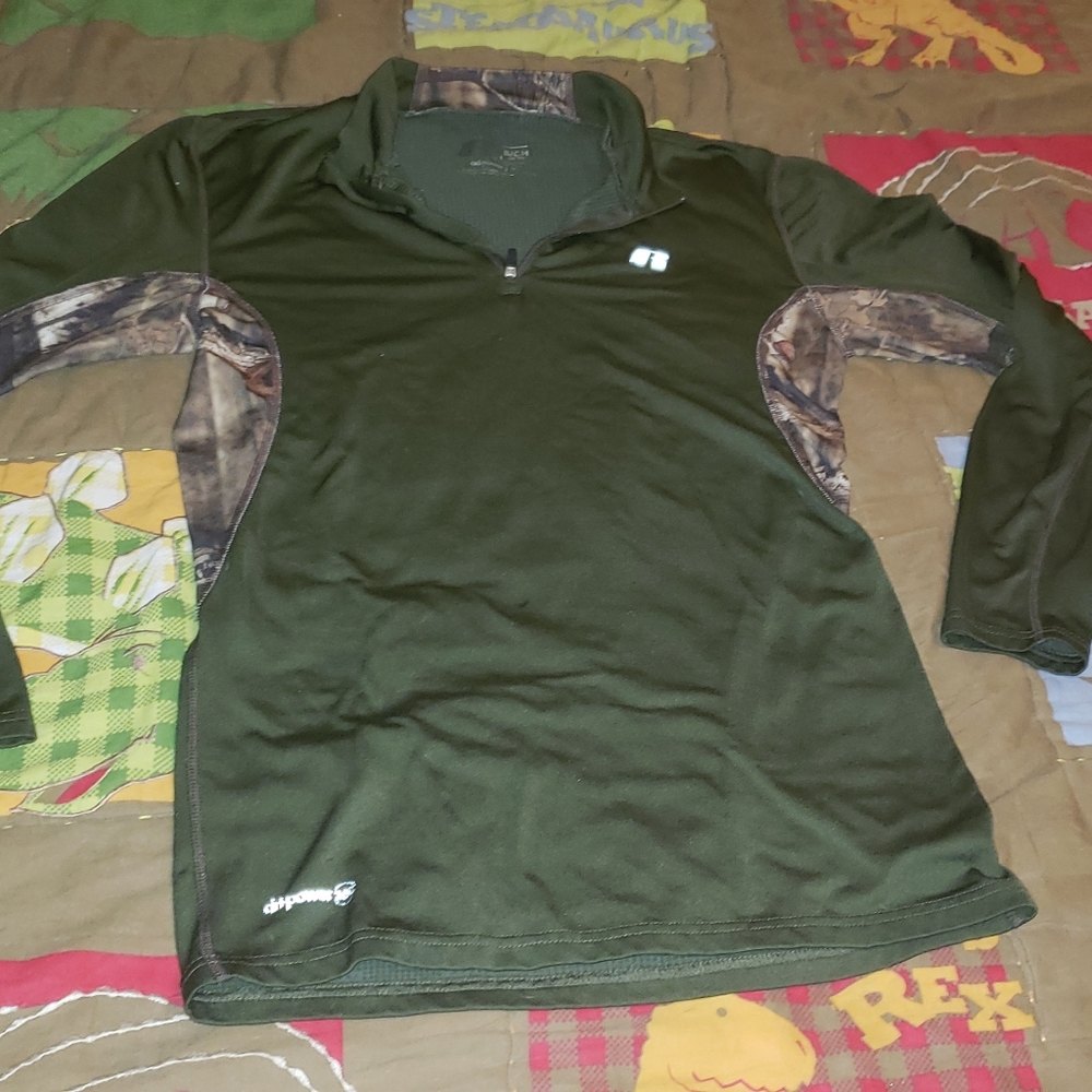 2 men's shirts Russell brand